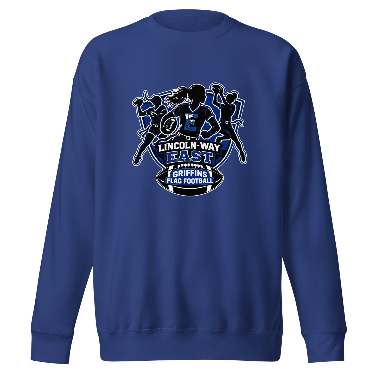 Performance | Crewneck | LWE Flag Football | Athletics Logo