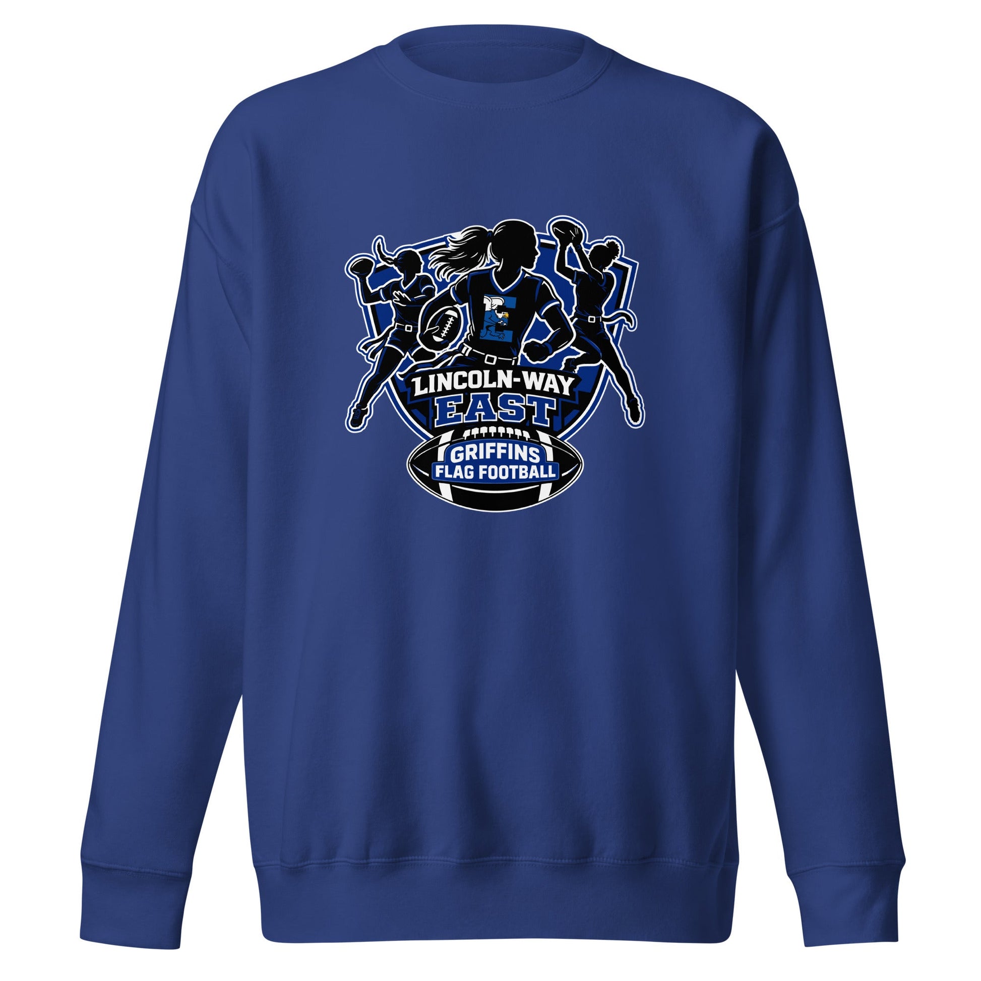 Performance | Crewneck | LWE Flag Football | Athletics Logo