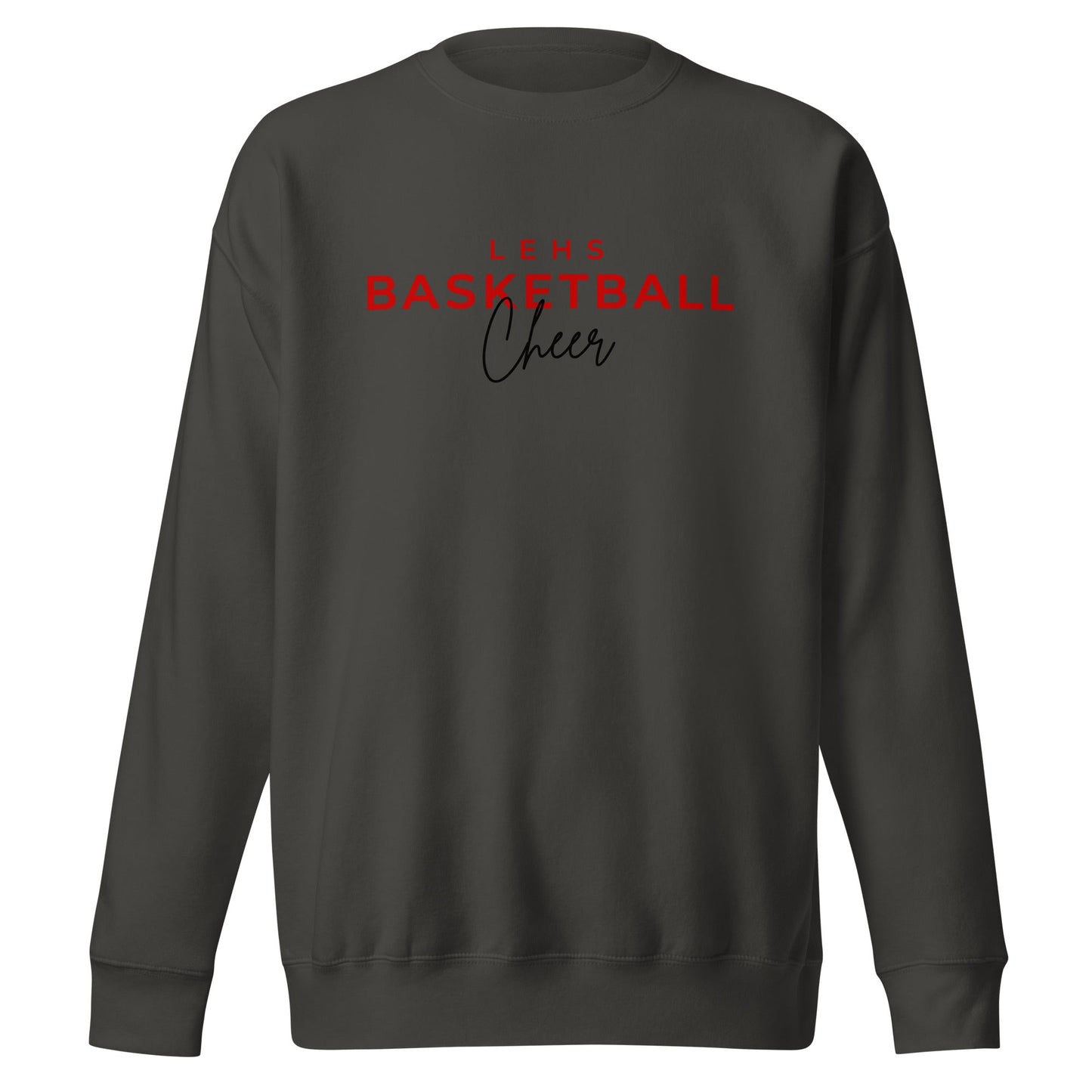 Performance | Crewneck | Lynn English Cheerleading | Bulldogs Basketball Logo