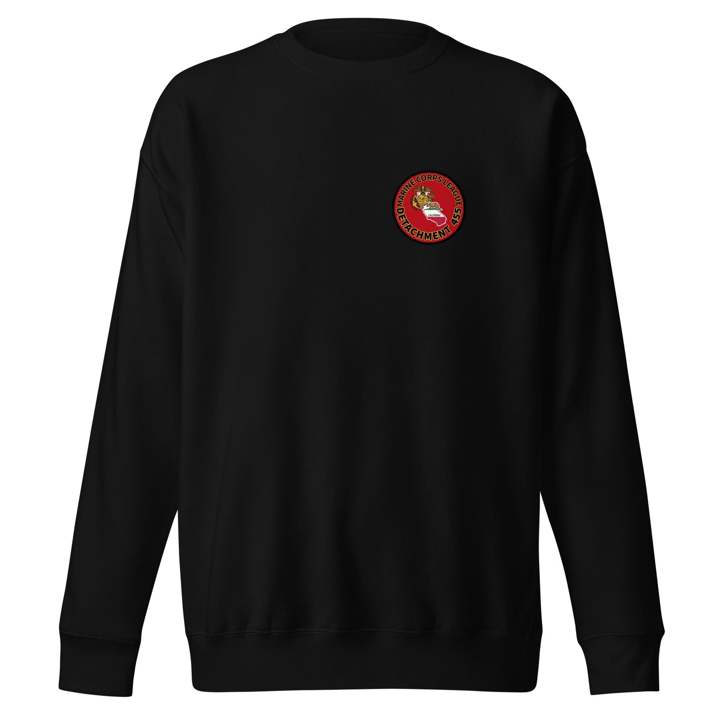 Performance | Crewneck | Marine Corps League kings County Det 455 | Badge Logo
