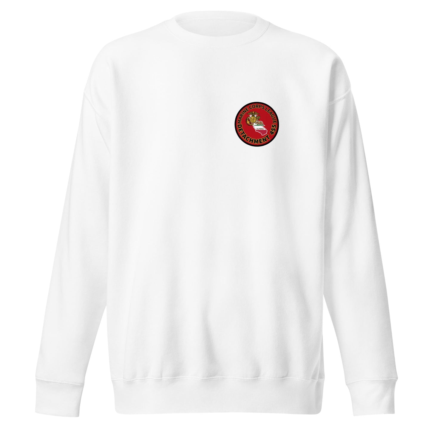 Performance | Crewneck | Marine Corps League kings County Det 455 | Badge Logo
