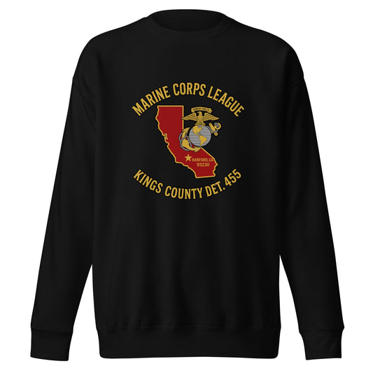 Performance | Crewneck | Marine Corps League kings County Det 455 | Crest Logo