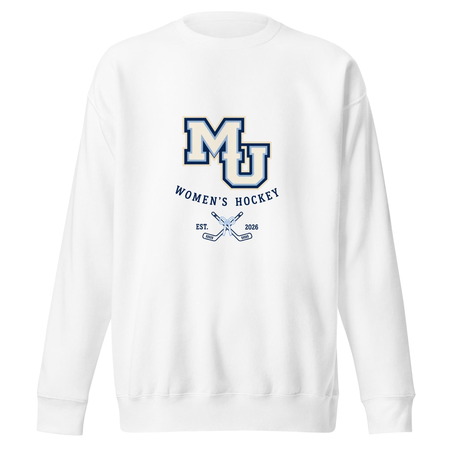 Performance | Crewneck | Marquette University Women's Hockey | Crest Logo