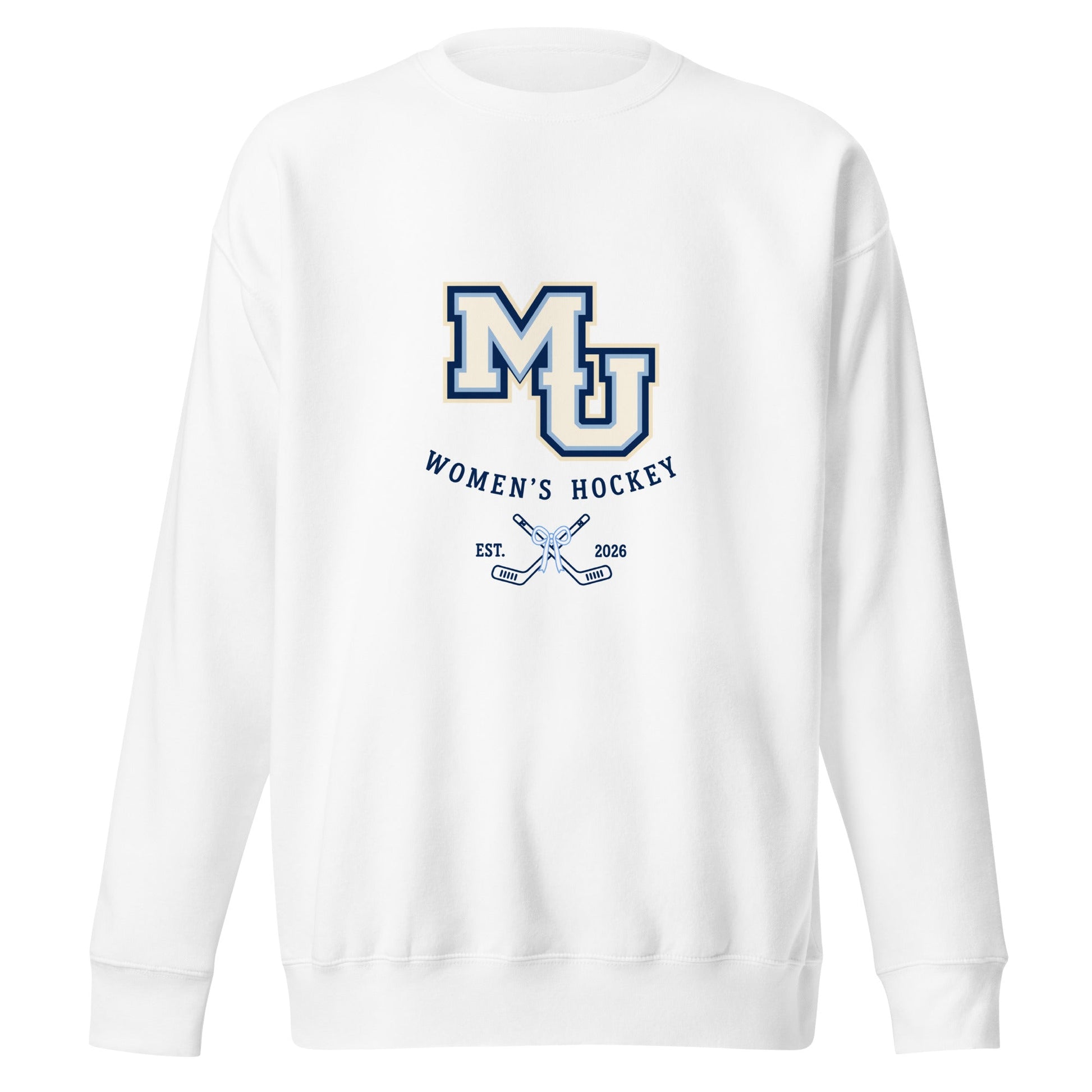 Performance | Crewneck | Marquette University Women's Hockey | Crest Logo