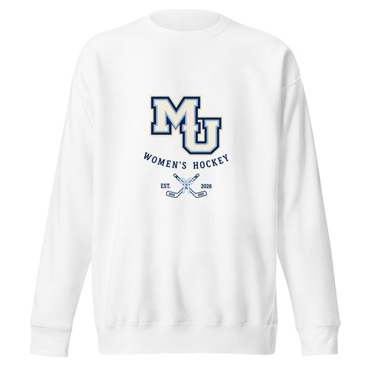 Performance | Crewneck | Marquette University Women's Hockey | Crest Logo