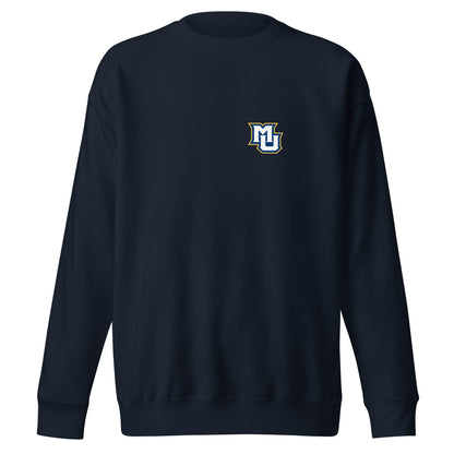 Performance | Crewneck | Marquette University Women's Hockey | MU Mark Backprint Logo