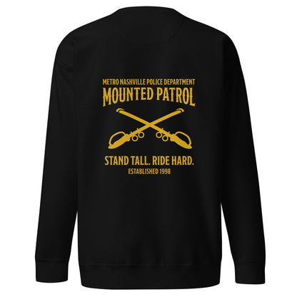 Performance | Crewneck | Metro Nashville Police Department Horse Mounted Patrol | Stand Tall Logo