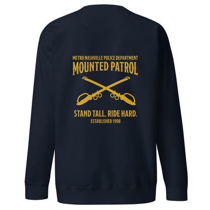 Performance | Crewneck | Metro Nashville Police Department Horse Mounted Patrol | Stand Tall Logo