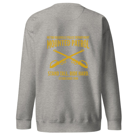 Performance | Crewneck | Metro Nashville Police Department Horse Mounted Patrol | Stand Tall Logo