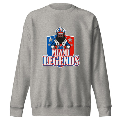 Performance | Crewneck | Miami Legends Football | King Shield Logo