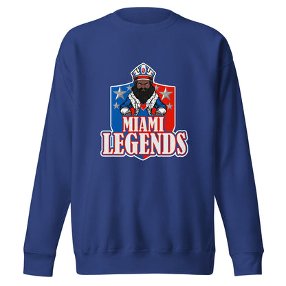 Performance | Crewneck | Miami Legends Football | King Shield Logo
