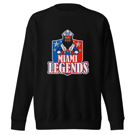 Performance | Crewneck | Miami Legends Football | King Shield Logo