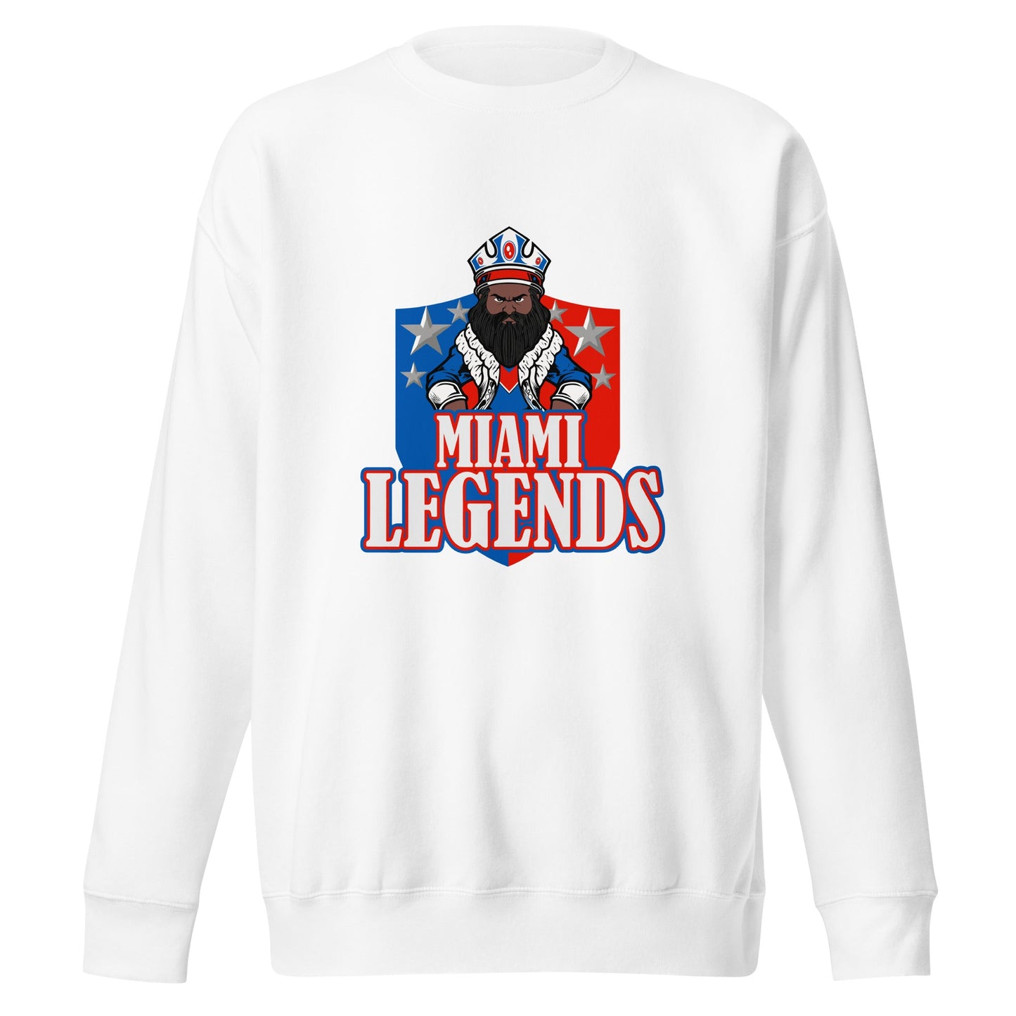 Performance | Crewneck | Miami Legends Football | King Shield Logo
