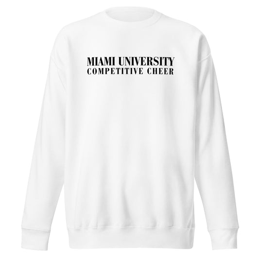 Performance | Crewneck | Miami University Competitive Cheer Team | Alt Logo