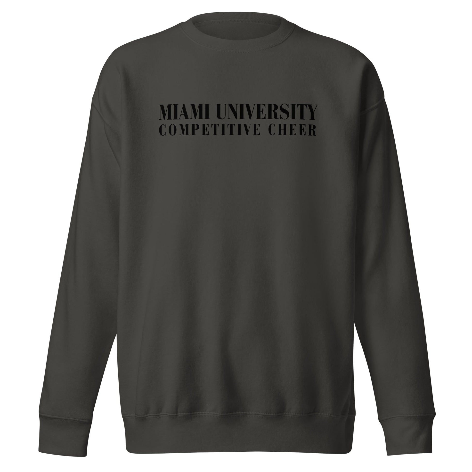 Performance | Crewneck | Miami University Competitive Cheer Team | Alt Logo