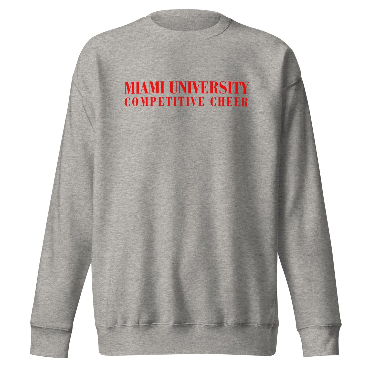 Performance | Crewneck | Miami University Competitive Cheer Team