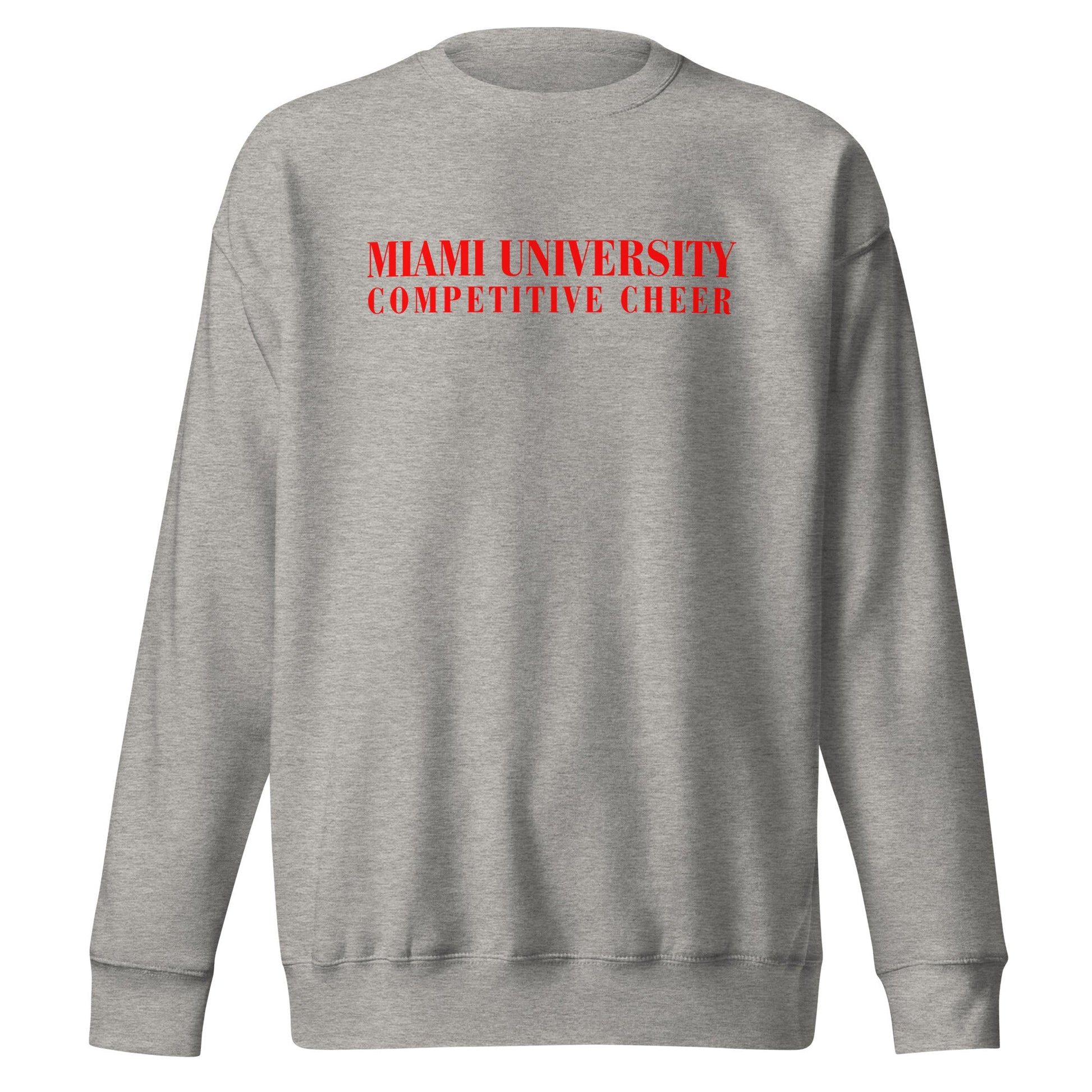 Performance | Crewneck | Miami University Competitive Cheer Team