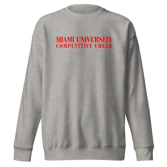 Performance | Crewneck | Miami University Competitive Cheer Team