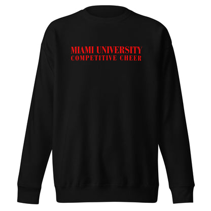 Performance | Crewneck | Miami University Competitive Cheer Team