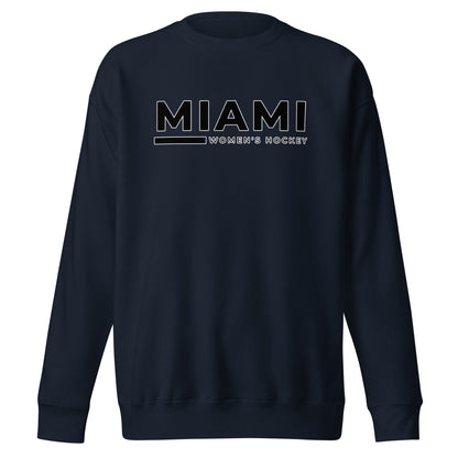 Performance | Crewneck | Miami Women's Hockey | Lettermark Logo