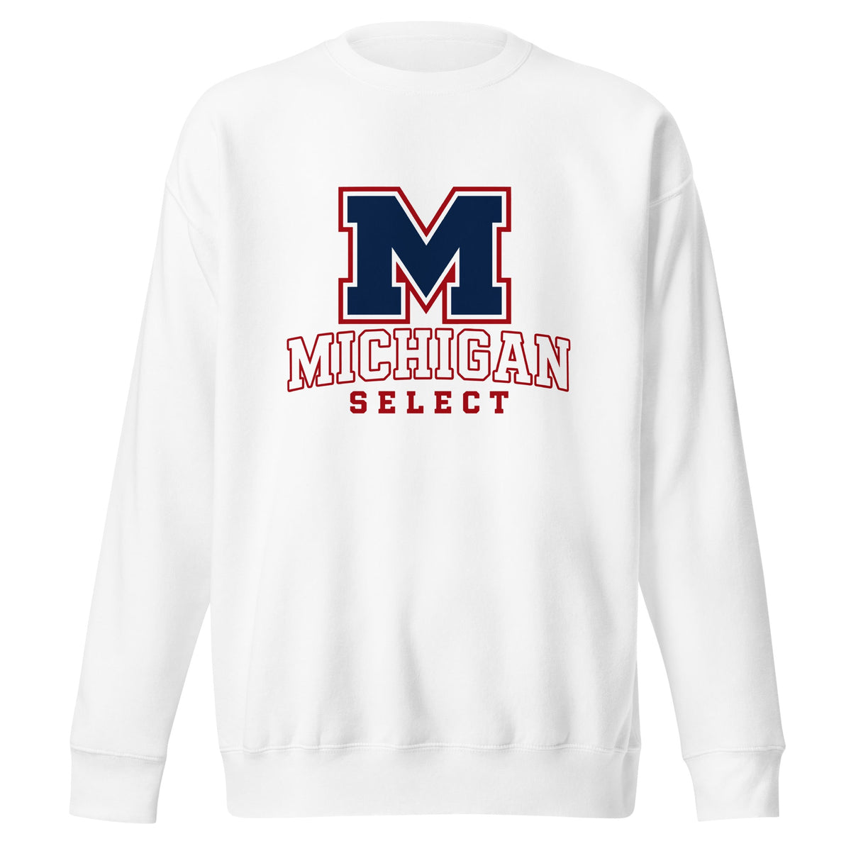 Performance | Crewneck | Michigan Select Baseball | Emblem Logo