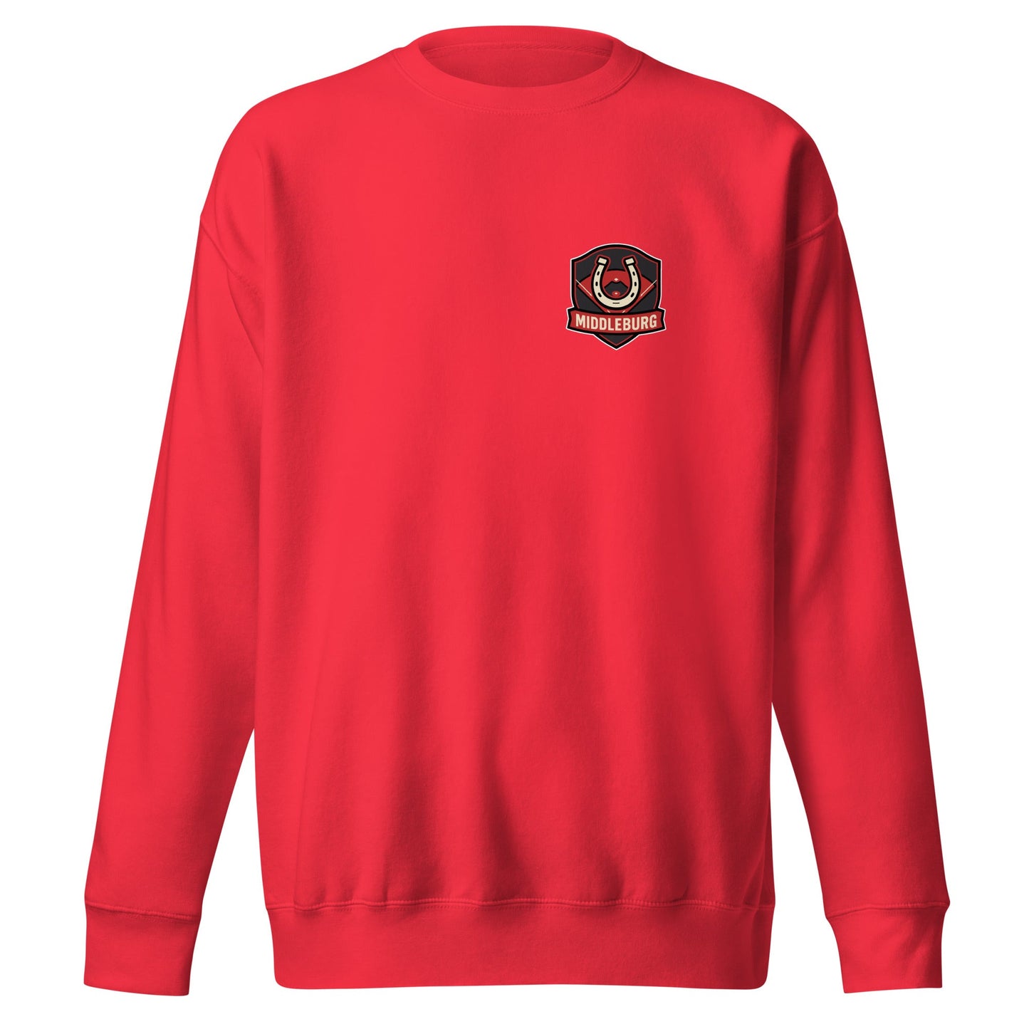 Performance | Crewneck | Middleburg Association of Athletics | Horseshoe Logo