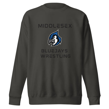 Performance | Crewneck | Middlesex Bluejays Wrestling | Bluejays Logo