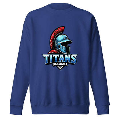 Performance | Crewneck | Mighty Titans Baseball | Crest Logo