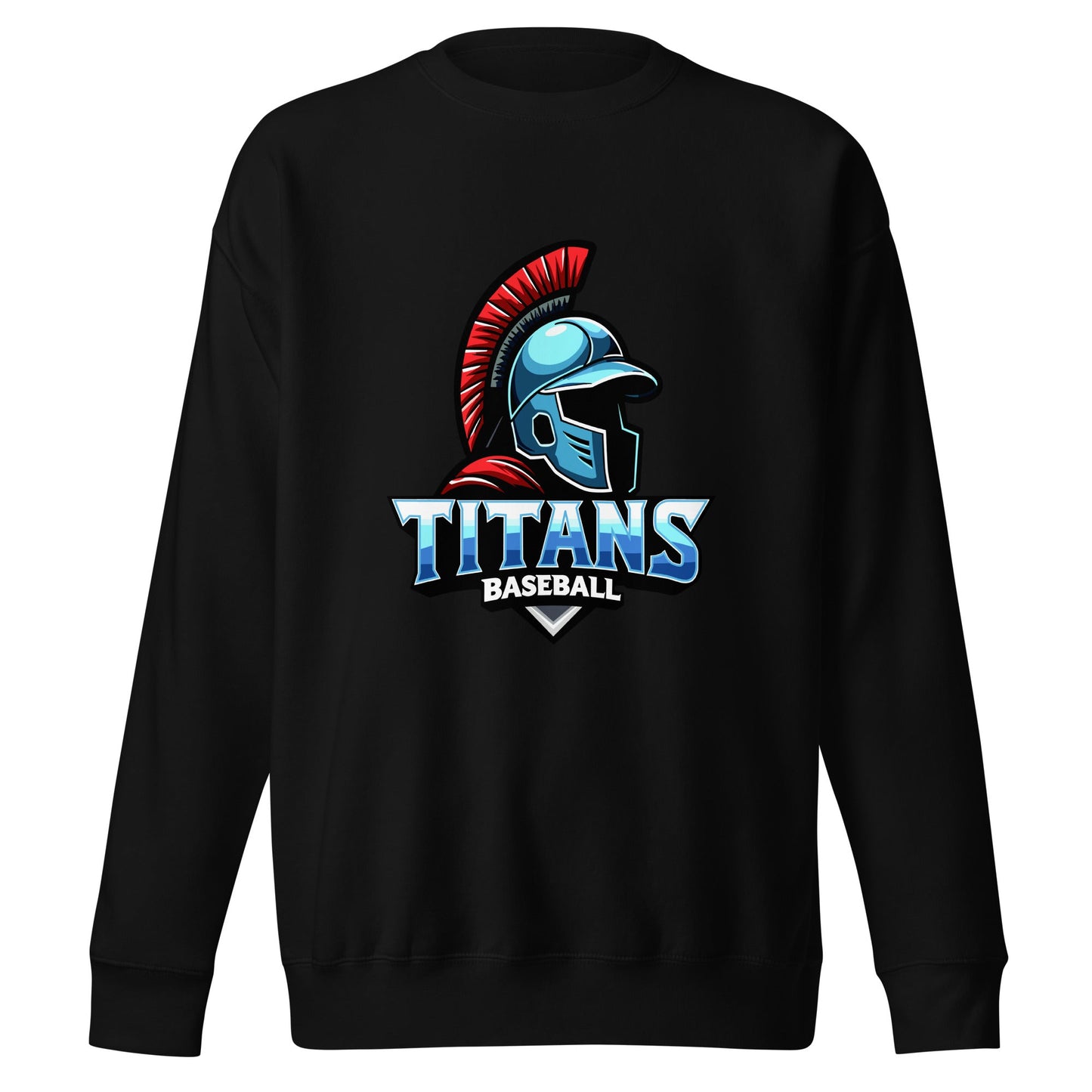 Performance | Crewneck | Mighty Titans Baseball | Crest Logo