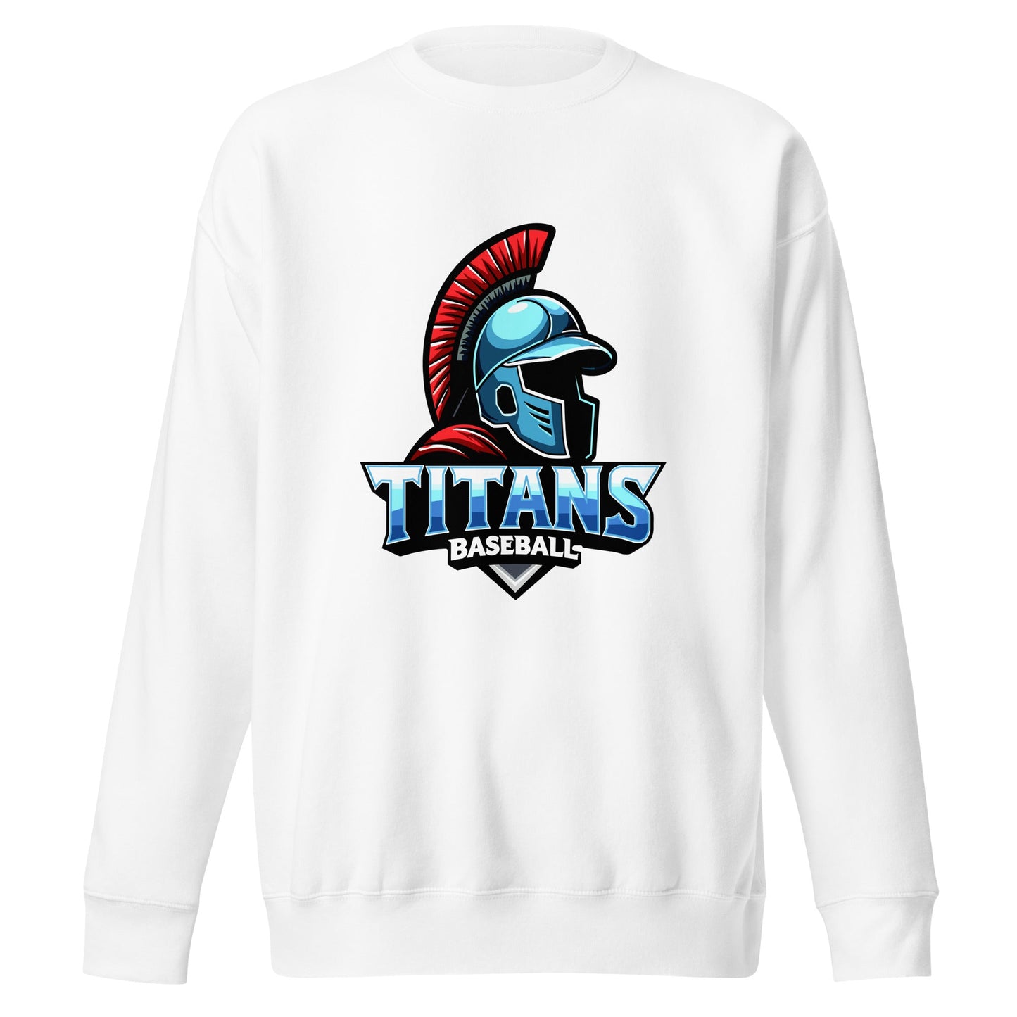 Performance | Crewneck | Mighty Titans Baseball | Crest Logo