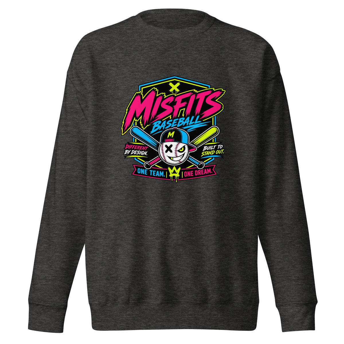 Performance | Crewneck | Misfits Baseball | Valor Logo