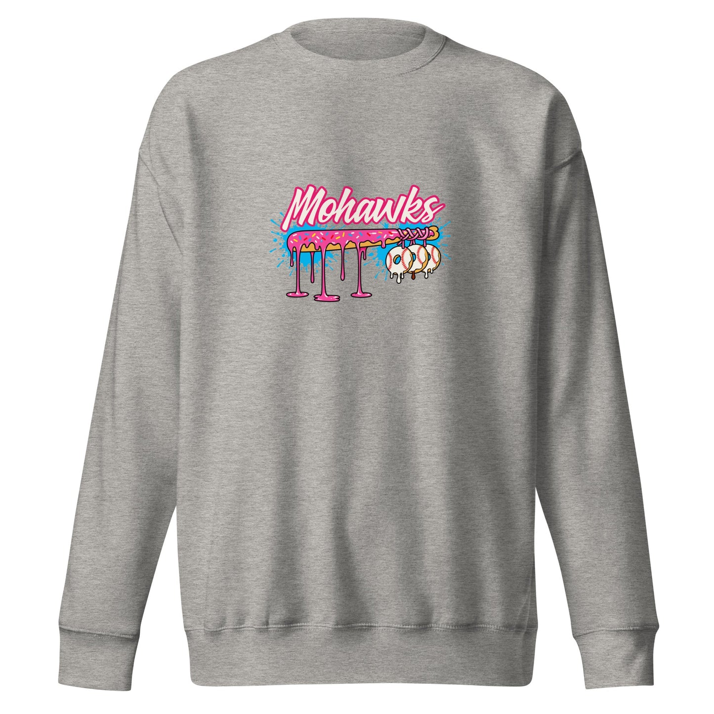 Performance | Crewneck | Mohawks | Pink Batters Logo