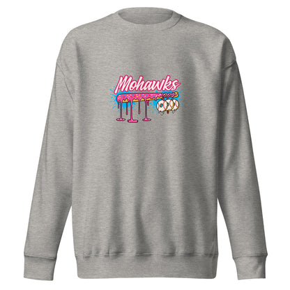 Performance | Crewneck | Mohawks | Pink Batters Logo