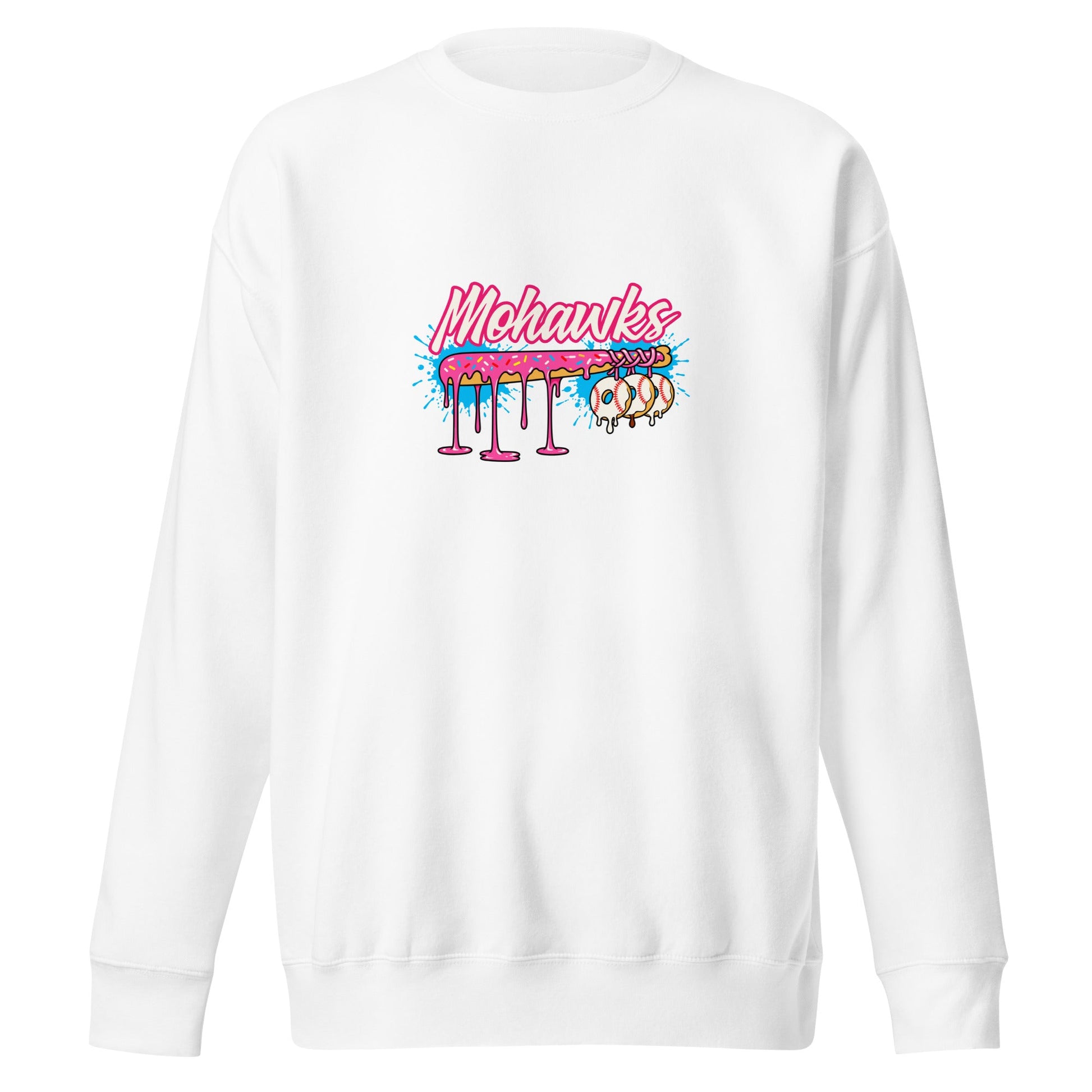 Performance | Crewneck | Mohawks | Pink Batters Logo