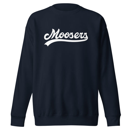 Performance | Crewneck | Moosers | Athletic Script Logo
