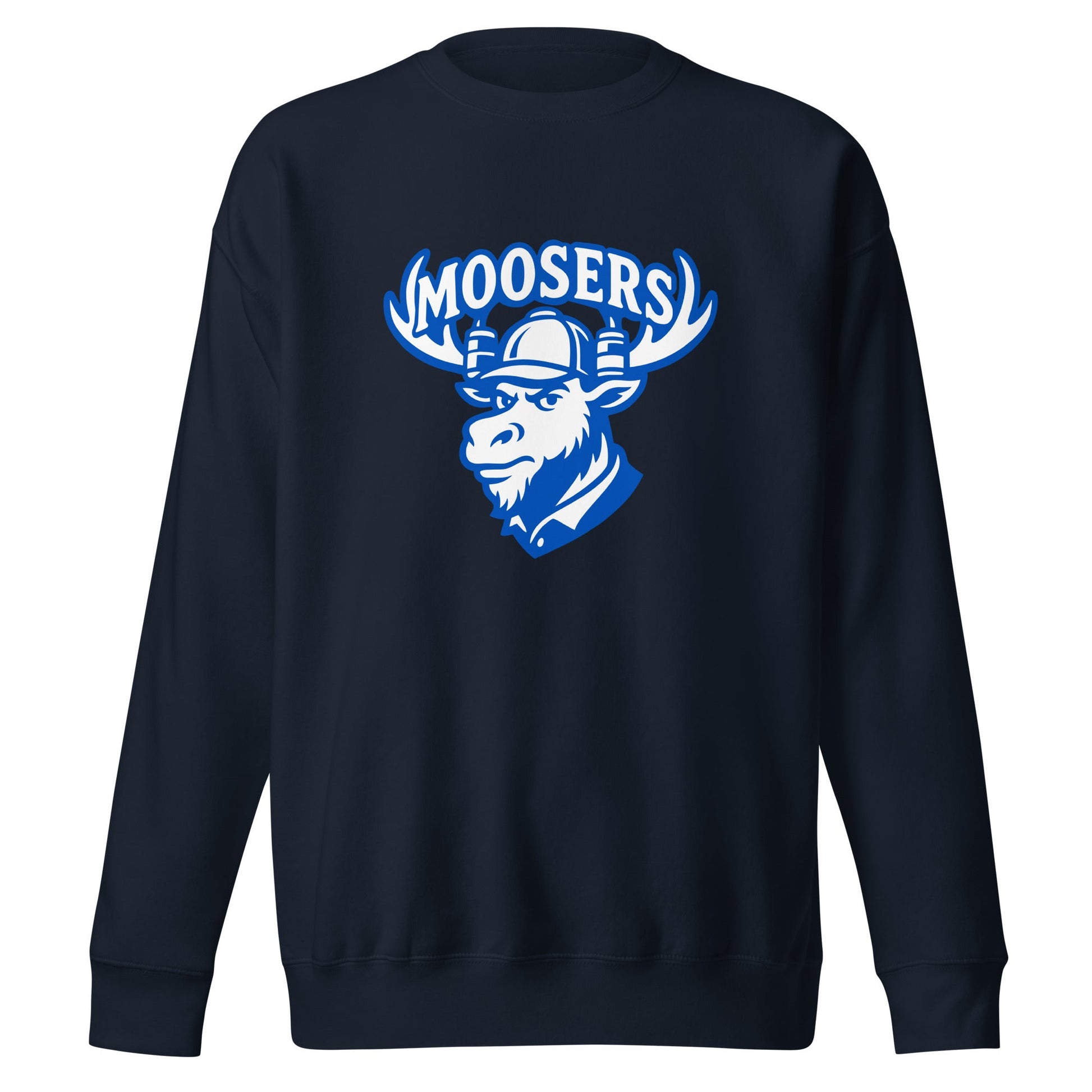 Performance | Crewneck | Moosers | Mascot Logo