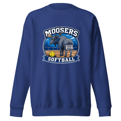 Performance | Crewneck | Moosers | Moose Diamond Mark Logo