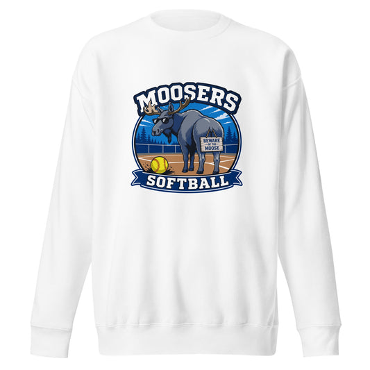 Performance | Crewneck | Moosers | Moose Diamond Mark Logo