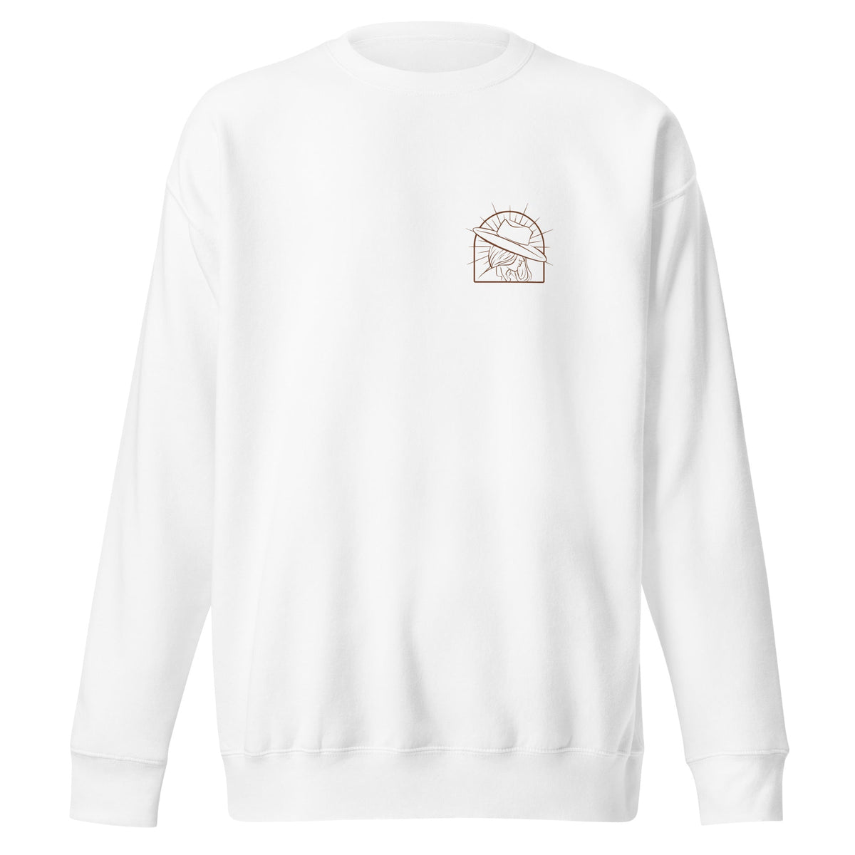 Performance | Crewneck | Morningstar Equine | Burnt Logo Logo