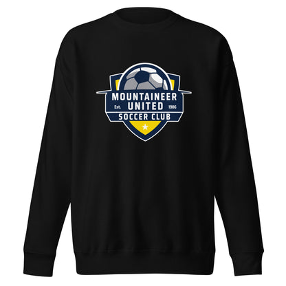 Performance | Crewneck | Mountaineer United Soccer Club | Alpine Crest Logo