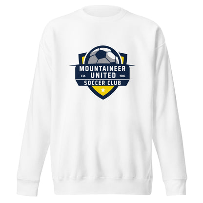 Performance | Crewneck | Mountaineer United Soccer Club | Alpine Crest Logo