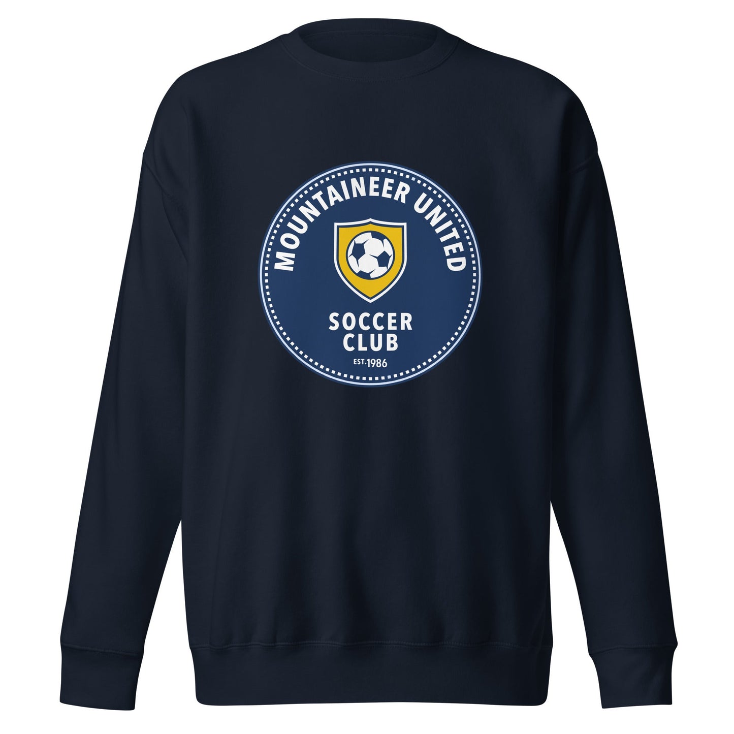 Performance | Crewneck | Mountaineer United Soccer Club | Badge Logo
