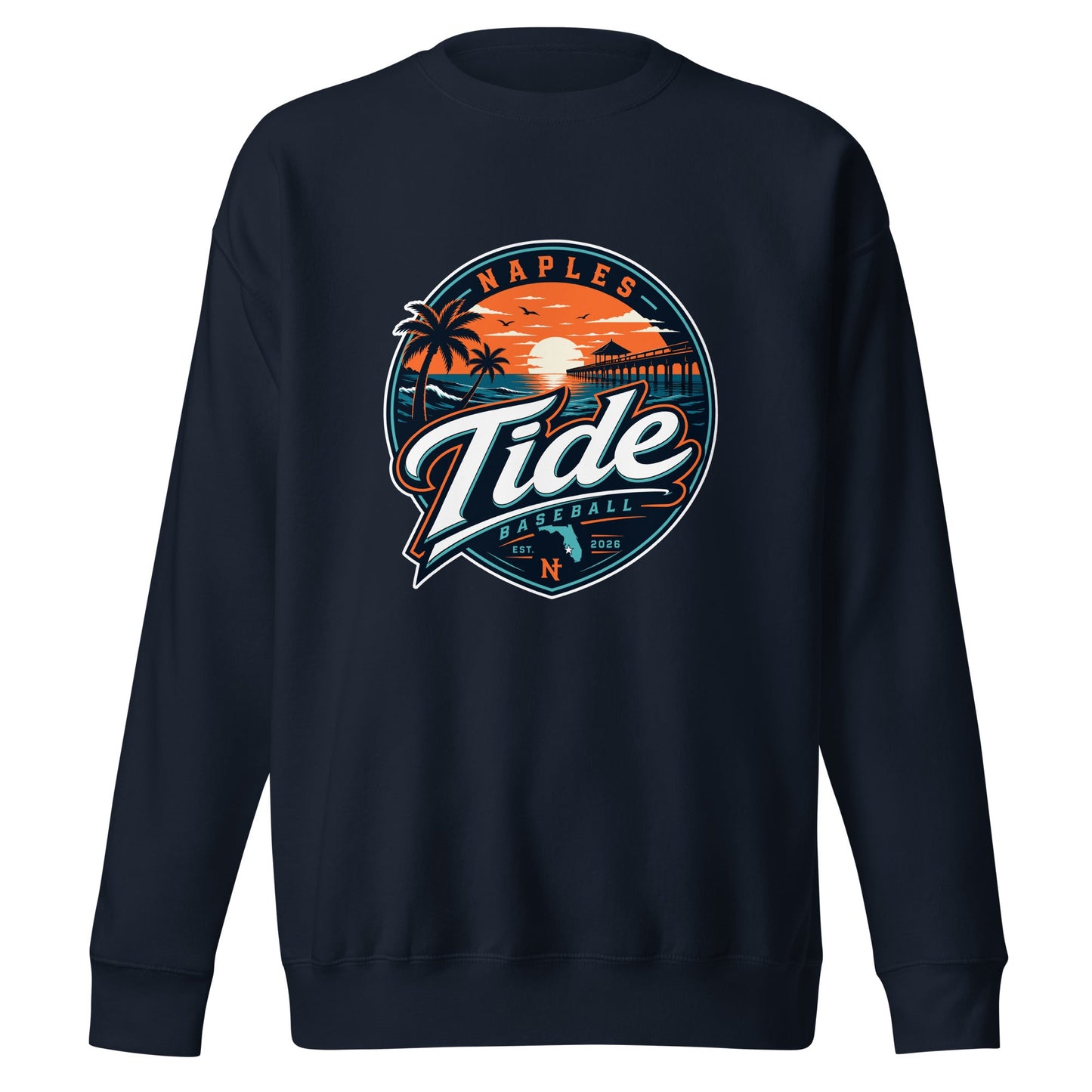 Performance | Crewneck | Naples Tide | Enblem Logo