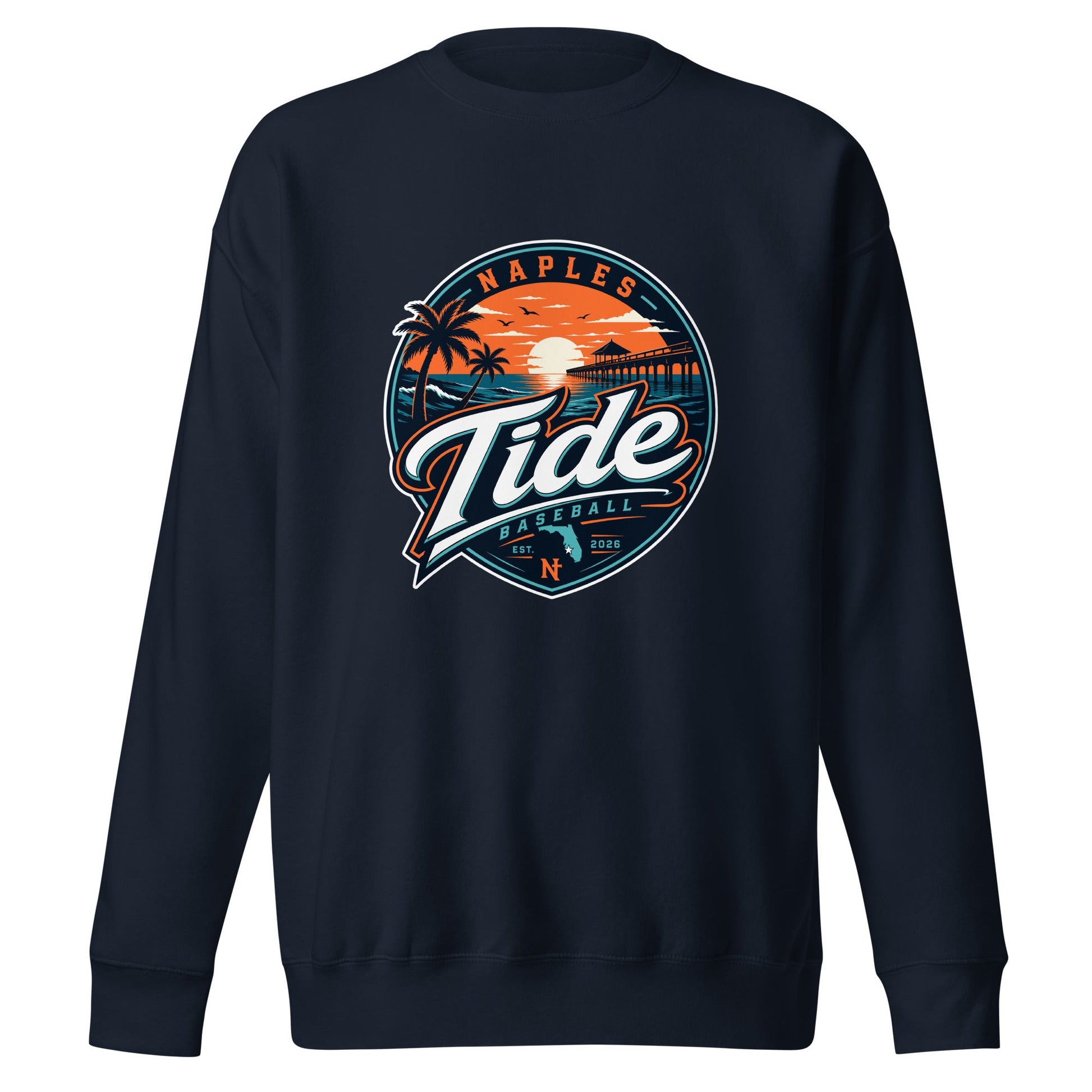 Performance | Crewneck | Naples Tide | Enblem Logo