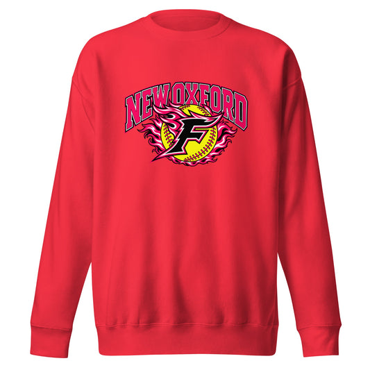 Performance | Crewneck | New Oxford Girls Softball Association | Valor Logo
