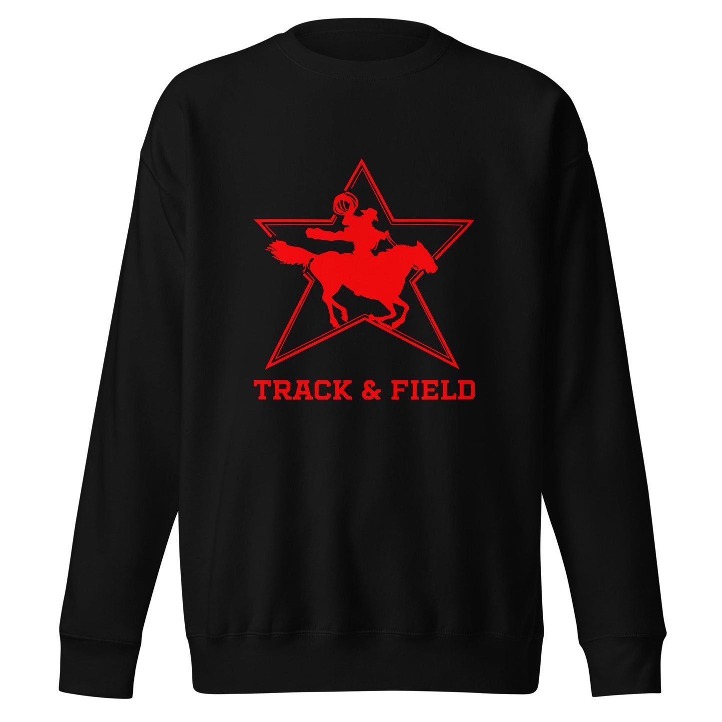 Performance | Crewneck | North Lake Track and Field | Cowboy T&F Logo