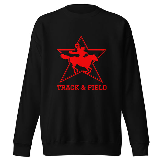 Performance | Crewneck | North Lake Track and Field | Cowboy T&F Logo