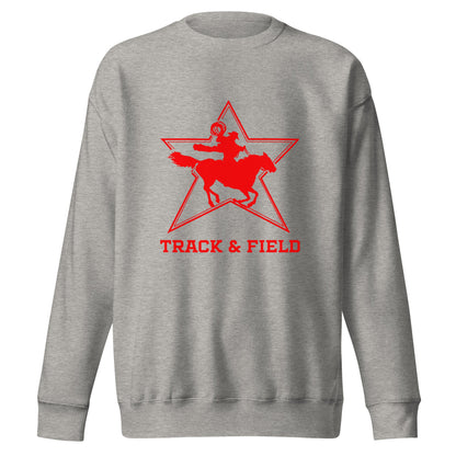 Performance | Crewneck | North Lake Track and Field | Cowboy T&F Logo