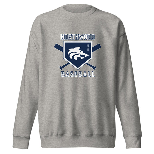 Performance | Crewneck | Northwood High School Baseball | Emblem Logo