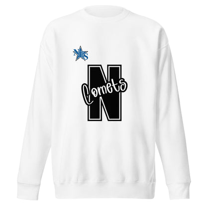 Performance | Crewneck | Norton Elementary School | N Comets Logo